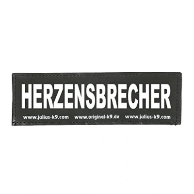 Afbeelding van HERZENSBRECHER Verwisselbare patches, babymaat 1, zwart