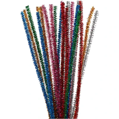 Afbeelding van Creativ company chenilledraad glitter mix 24st
