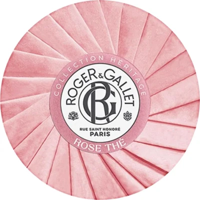 Afbeelding van ROGER &amp; GALLET ROSE THÉ Savon Bienfaisant Mains et Corps, 100g