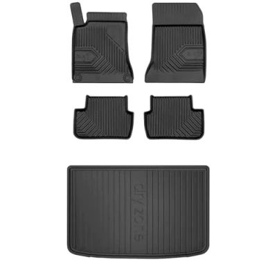 Afbeelding van MOTOS Automat en kofferbakmatset van rubber voor Mercedes Benz A klasse W176 2012 2018. Verbeter je reiscomfort met 3D antislip automat, vloermatten