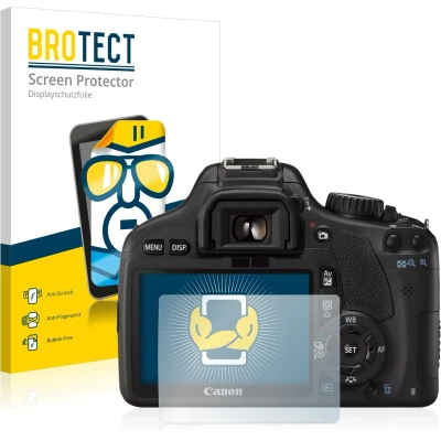 Afbeelding van BROTECT Screenprotector voor Canon EOS 550D Folie Beschermfolie transparant (2 Stuks)