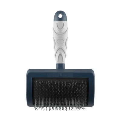 Afbeelding van Mikki Doodle Slicker Hondenvachtborstel Blauw Grijs