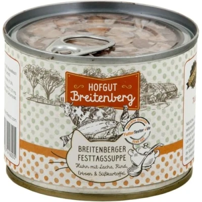 Afbeelding van Hofgut Breitenberg Kat Breitenberger Feestelijke Soep Kip 12x180g