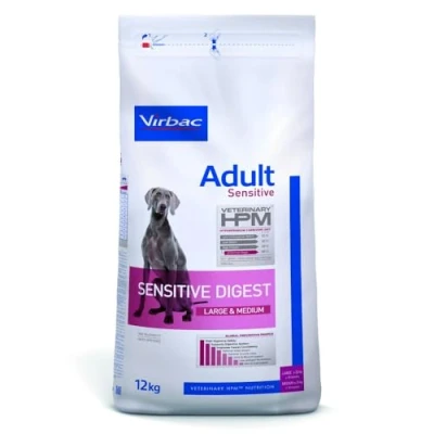 Afbeelding van Veterinary HPM Adult Dog Sensitive Digest 12 kg