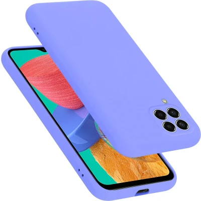 Afbeelding van Cadorabo Hoesje geschikt voor Samsung Galaxy M33 5G in LIQUID LICHT PAARS Beschermhoes gemaakt van flexibel TPU silicone Case Cover