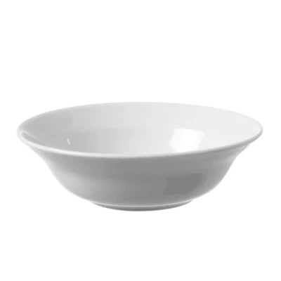 Afbeelding van Hendi Saladeschaal Versterkte randen Hoogwaardig glazuur ⌀150 mm Wit porselein