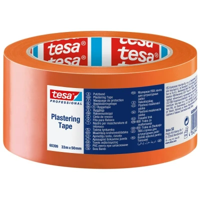 Afbeelding van Tesa stuclopertape 60399 oranje breed 50mm (33mtr)