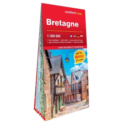 Image de Bretagne 1/300.000 (carte grand format laminée)