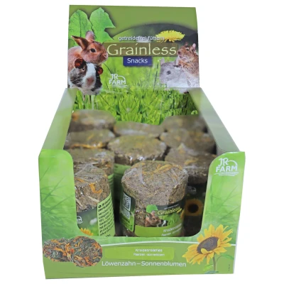 Afbeelding van Jr Farm Grainless Paarden En Zonnebloem Rol Ruwvoer 5 x 9 cm 70 g