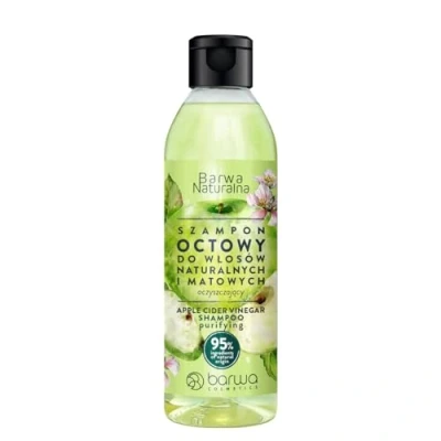 Afbeelding van Natuurlijke azijnreinigingsshampoo voor natuurlijk en dof haar 300ml