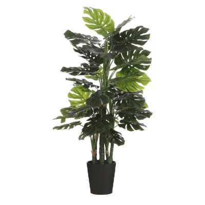 Afbeelding van Mica Decorations Monstera Kunstplant H130 x Ø80 cm Groen