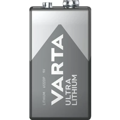 Afbeelding van VARTA Lot de 1 piles au lithium ultra haute performance 9 V pour détecteurs d&#039;incendie, fumée, appareils photo numériques