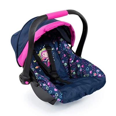 Afbeelding van Bayer Design 67917AA Accessoires voor pop, autostoel Easy Go blauw, roze, zeemeermin