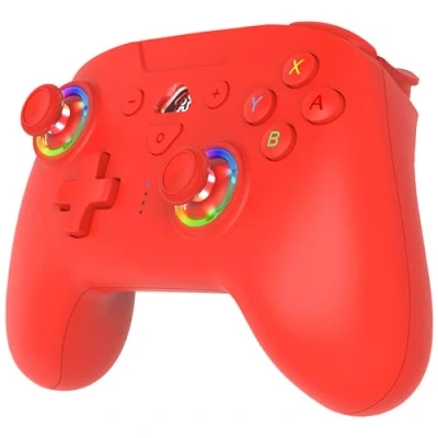 Afbeelding van Subsonic SA5633 3 game controller Rood Bluetooth Gamepad Nintendo Switch