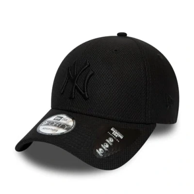 Image de New Era York Yankees MLB Diamond Noir 9Forty Casquette Ajustable