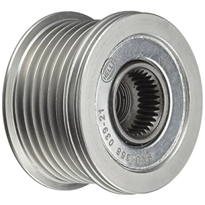 Afbeelding van HELLA 9XU 358 039 211 Dynamovrijloop 37,2 Met kap BMW: 1 Hatchback, 5 Saloon, X3, FORD: FIESTA 6
