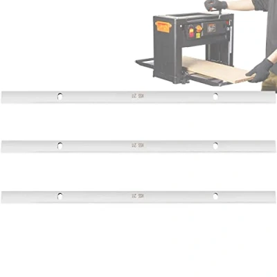 Image de VEVOR Lames de Raboteuse HSS 33 cm 3PCS Couteaux Rabot d&#039;Épaisseur Remplacement Acier Rapide Épais 2 mm Dureté HRC55 60 Trous Montage Pratiques pour Menuiserie Bricolage Bois Maison Industries