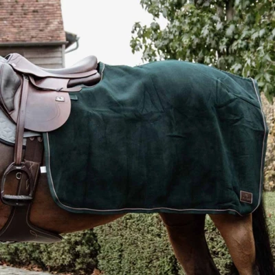 Afbeelding van Kentucky Uitrijdeken Vierkant Heavy Fleece Groen M
