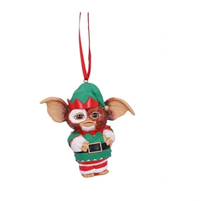 Afbeelding van Nemesis Now Gremlins Gizmo Elf Hangend Ornament Kerstbal 9.5cm