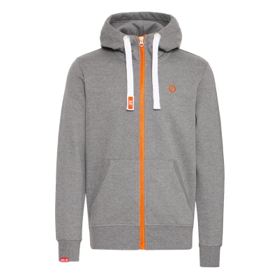 Afbeelding van Solid Sdbenn Sweater met rits, Heren, Maat: 3XL, Grey melange