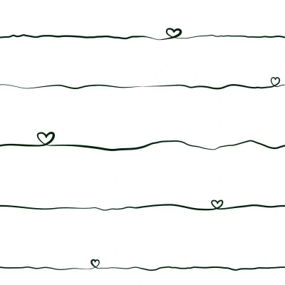 Afbeelding van HARTJES SLINGER BEHANG Kinderkamer zwart wit A.S. Création Little Love