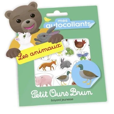 Image de Mes autocollants Petit Ours Brun Les animaux