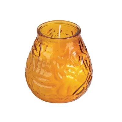 Afbeelding van Bolsius Lowboy kaarsen amber (12 stuks)