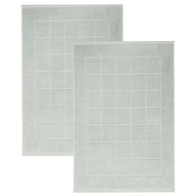 Afbeelding van Betz Berlin Set van 2 badmatten, 50 x 70 cm, 100% katoen, 650 g/m², kleur jade
