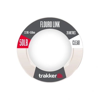 Afbeelding van Trakker Fluoro Link Onderlijnmateriaal 0.68mm/22.7kg (20m) Karper onderlijn materiaal