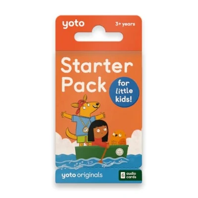 Afbeelding van Yoto Starterpakket voor kleine kinderen 6 audiokaarten gebruik met speler en alles in één mini audiospeler, educatief display gratis luisteren grappige verhalen