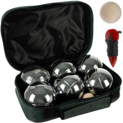 Afbeelding van Kruzzel Boule balls 6 + cover 23440