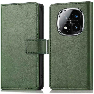 Afbeelding van imoshion Luxe Bookcase voor de Xiaomi Redmi Note 14 Pro (4G) Groen