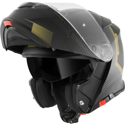 Afbeelding van Bogotto H271 Wayke Mat Zwart Groen Systeemhelm Maat M Helm