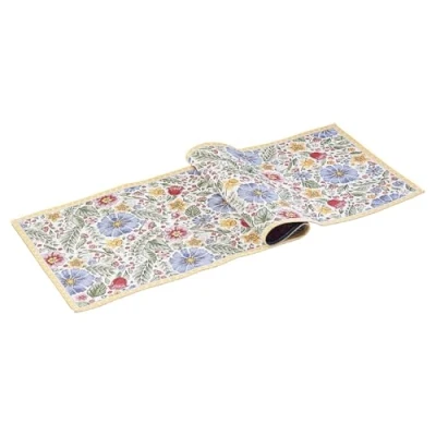 Afbeelding van Villeroy &amp; Boch Spring Awakening Tafelloper L, 32 x 96 cm, katoen/polyester, geel/groen/rood