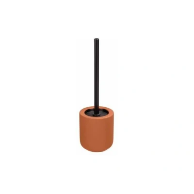 Afbeelding van Wenko WC borstel met houder Terracotta
