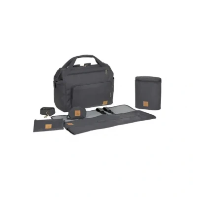 Afbeelding van Lässig Goldie TWIN Backpack Luiertas voor kinderen, Maat: One Size, Anthracite