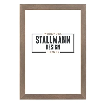 Afbeelding van Stallmann Design SD fotolijst met ontspiegeld acrylglas, moderne lijst 90 x 120 cm, staallook, om verticaal of horizontaal op te hangen