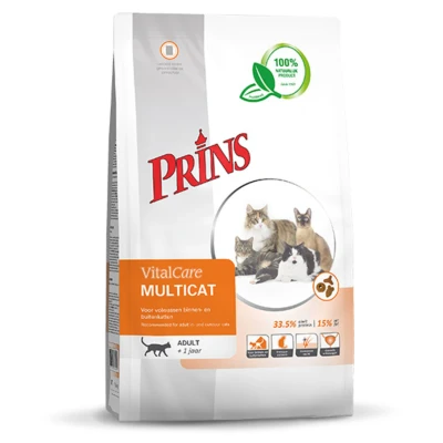 Afbeelding van Prins Cat Vital Care Multicat 10 KG (87441)