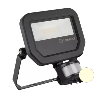 Afbeelding van Ledvance 10W LED Bouwlamp 230V + Sensor 3000K