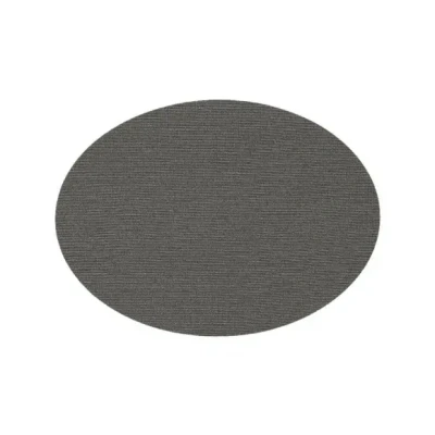 Afbeelding van Placemat TIAGO ovaal, SET/6, 33x45cm, grijs