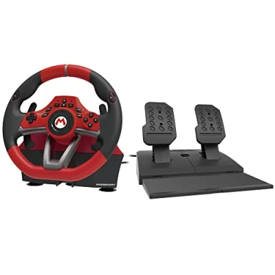 Image de Volant Hori Mario Kart Racing Wheel Pro Deluxe pour Nintendo Switch
