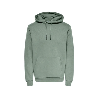 Afbeelding van ONLY &amp; SONS ONSCERES HOODIE SWEAT NOOS Heren Trui Iceberg Green