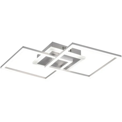 Afbeelding van REALITY Leuchten veni Plafondlamp 3 lichts H 7.5 cm Staal
