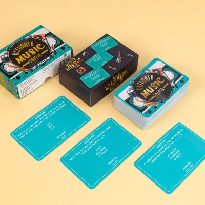 Afbeelding van Ultimate Music Trivia Muziekquiz met 100 vragen