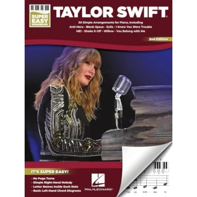 Afbeelding van Taylor Swift Super Easy Songbook 2nd Edition: 30 Simple Arrangements for Piano with Lyrics