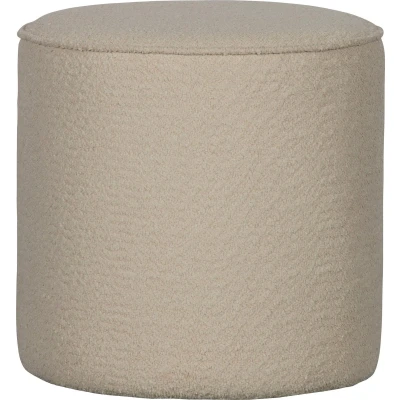Afbeelding van Sara poef hoog boucle creme