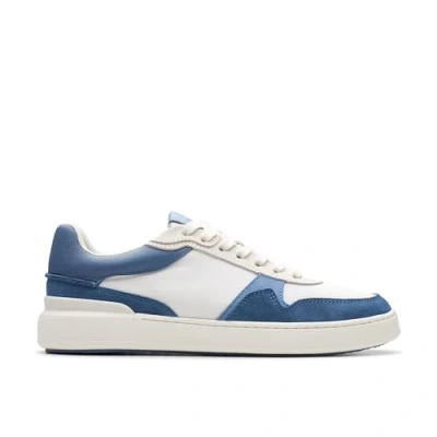 Afbeelding van Clarks Courtlite RACE Sneakers laag, Heren, Maat: 46, Blue combination Leer