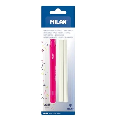 Afbeelding van Gumka mechaniczna trójkatna MILAN TRI JET + 2 Gumki: BYM10174