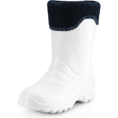 Afbeelding van Ladeheid LA LMG 861 Termix Dames Regenlaarzen Rubber Gevoerd EVA Waterdicht Wit/blauw 30/31