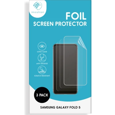 Afbeelding van iMoshion Screenprotector Geschikt voor Samsung Galaxy Z Fold 5 Folie 3 pack
